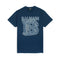 B.L.M.N Blue Premium Printed T-Shirt